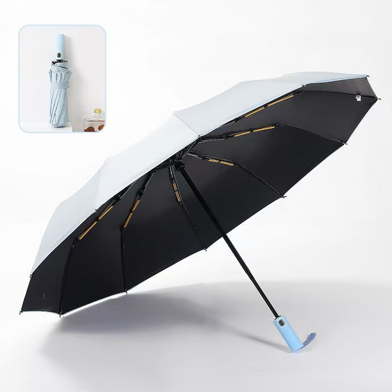 双龙骨雨伞