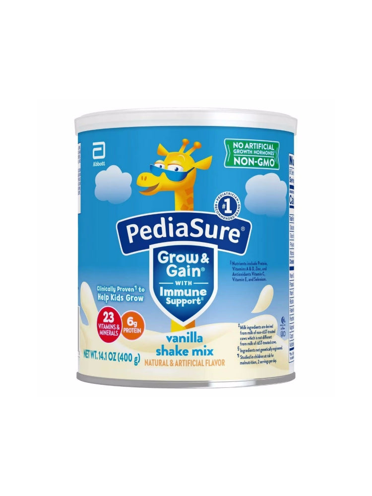 PediaSure Grow & Gain Non-GMO Shake Mix Powder Vanilla - 14.1oz
